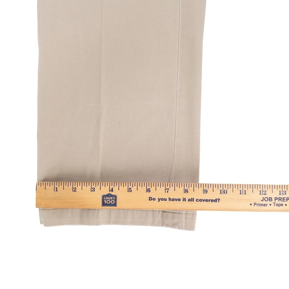 Polo Ralph Lauren Mens 38x32 Relaxed Fit Chino Pants Tan Cotton Khaki Preppy